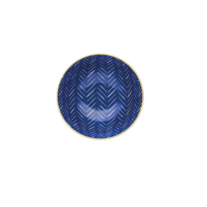 Mikasa Leafy Indigo Does It All Bowl 15.7cm image number 1